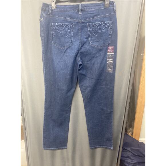 GLORIA VANDERBILT Women's Amanda Slim Jeans Size 16 (b29.1) - Picture 8 of 8